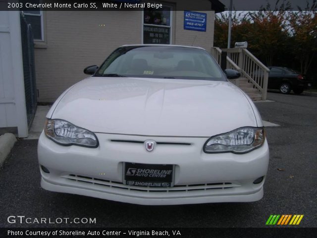 2003 Chevrolet Monte Carlo SS in White