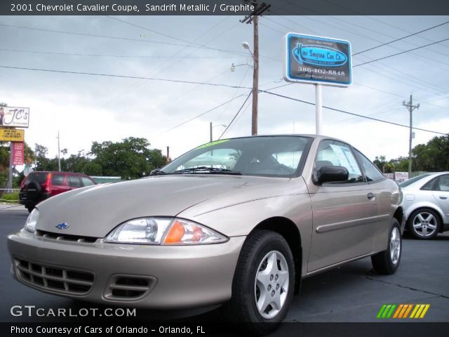2001 Chevrolet Cavalier Coupe in Sandrift Metallic