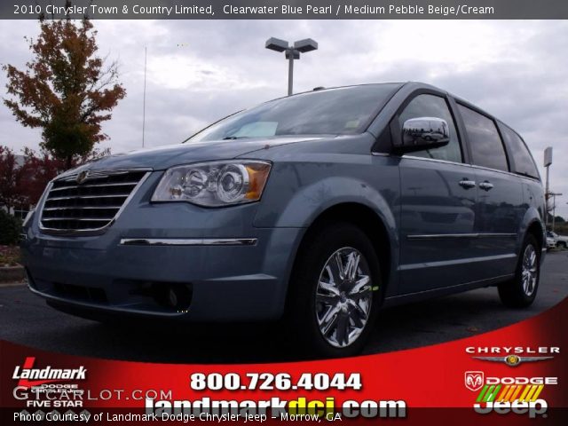 2010 Chrysler Town & Country Limited in Clearwater Blue Pearl