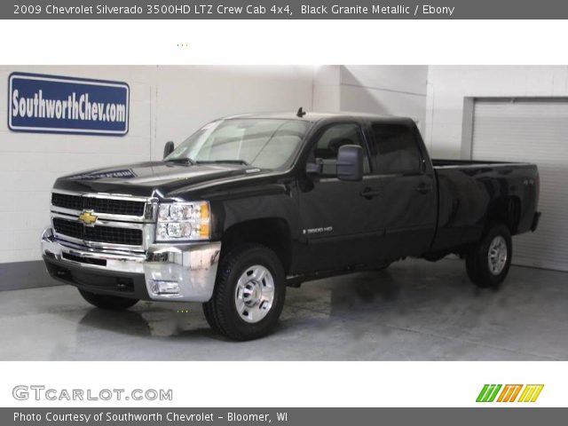 2009 Chevrolet Silverado 3500HD LTZ Crew Cab 4x4 in Black Granite Metallic