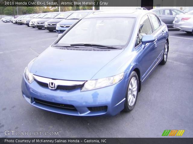 2010 Honda Civic EX-L Sedan in Atomic Blue Metallic