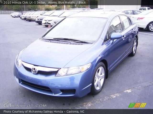 2010 Honda Civic LX-S Sedan in Atomic Blue Metallic