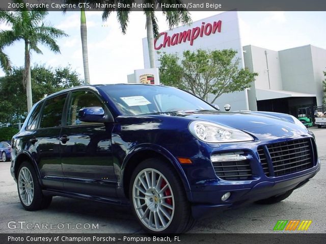 2008 Porsche Cayenne GTS in Marine Blue Metallic