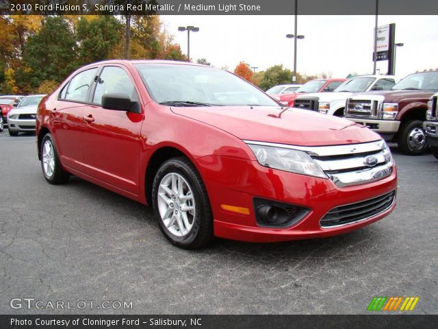 2010 Ford Fusion S in Sangria Red Metallic
