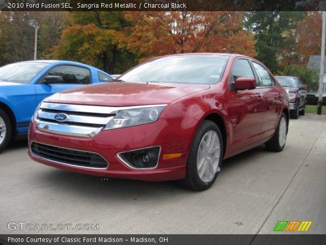 2010 Ford Fusion SEL in Sangria Red Metallic