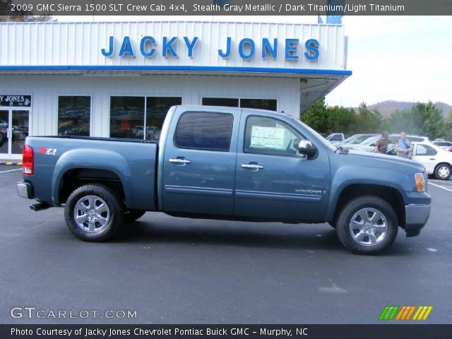 2009 GMC Sierra 1500 SLT Crew Cab 4x4 in Stealth Gray Metallic