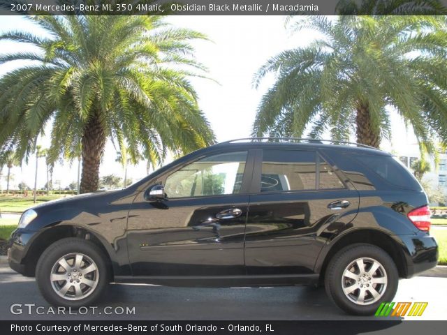 2007 Mercedes-Benz ML 350 4Matic in Obsidian Black Metallic