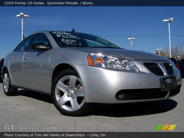 2009 Pontiac G6 Sedan in Quicksilver Metallic