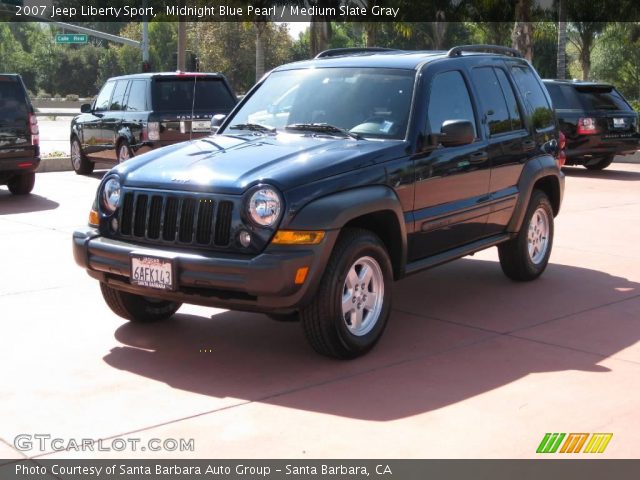 2007 Jeep Liberty Sport in Midnight Blue Pearl