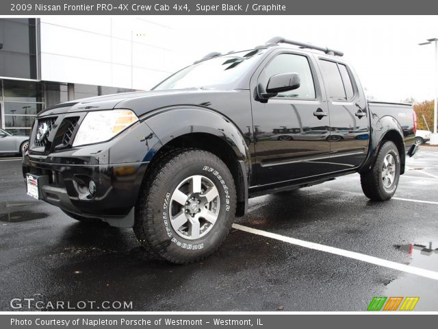 2009 Nissan Frontier PRO-4X Crew Cab 4x4 in Super Black