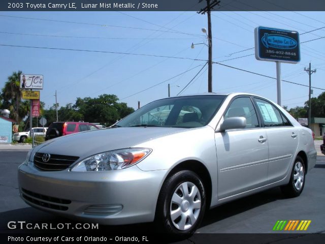 2003 Toyota Camry LE in Lunar Mist Metallic