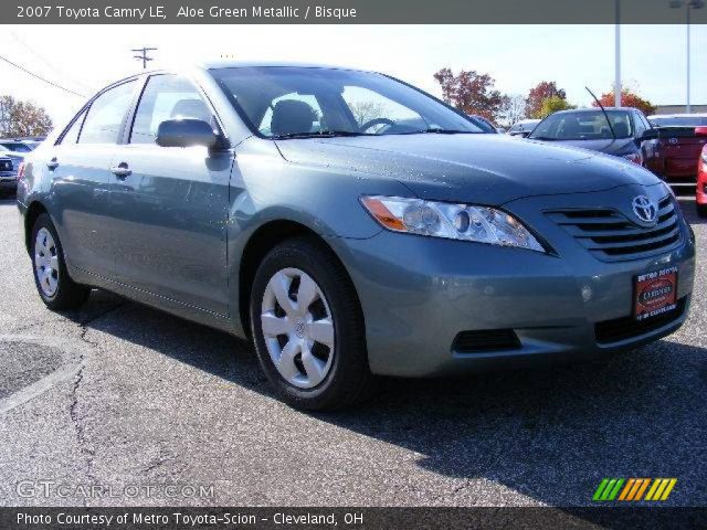 2007 Toyota Camry LE in Aloe Green Metallic