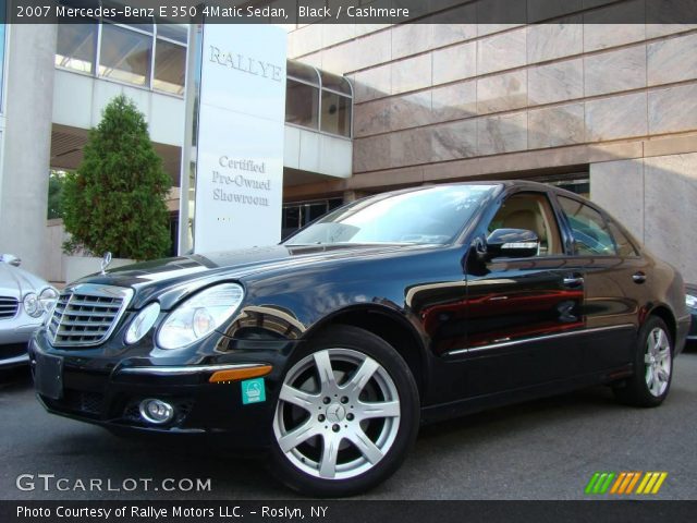 2007 Mercedes-Benz E 350 4Matic Sedan in Black