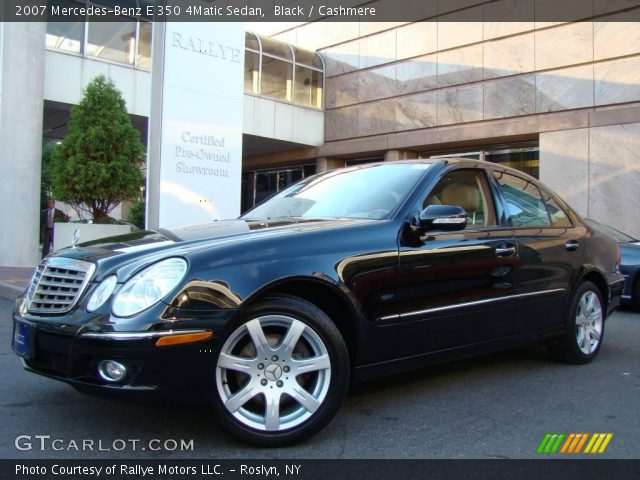 2007 Mercedes-Benz E 350 4Matic Sedan in Black