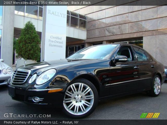 2007 Mercedes-Benz E 350 4Matic Sedan in Black