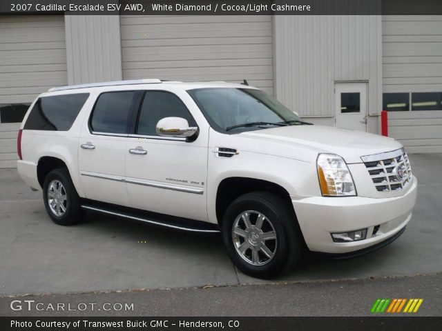 2007 Cadillac Escalade ESV AWD in White Diamond