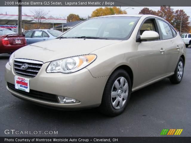 2008 Hyundai Elantra GLS Sedan in Laguna Sand Metallic