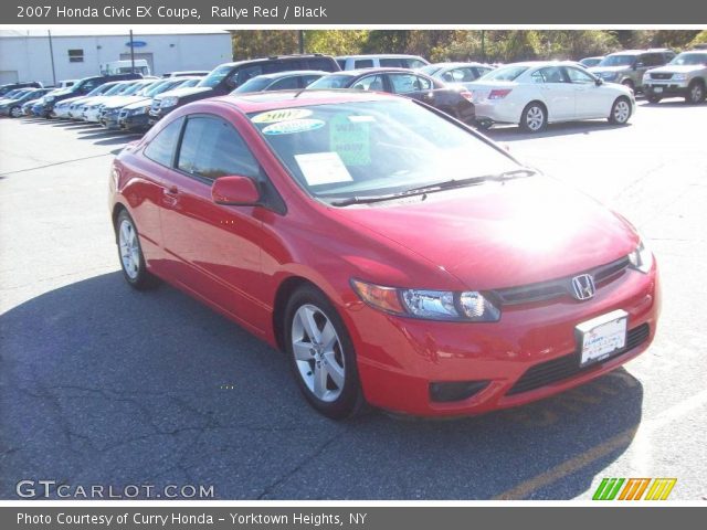 2007 Honda Civic EX Coupe in Rallye Red