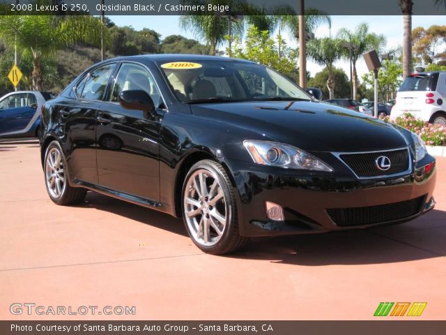 2008 Lexus IS 250 in Obsidian Black