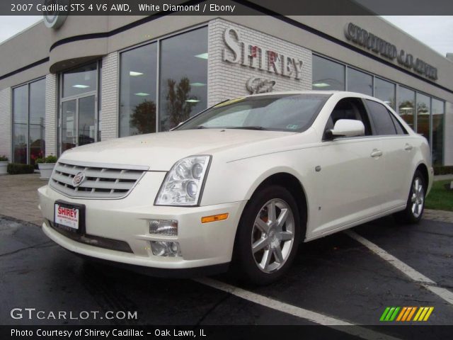 2007 Cadillac STS 4 V6 AWD in White Diamond