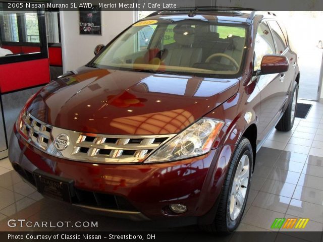 2005 Nissan Murano SL AWD in Merlot Metallic