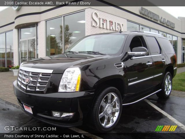 2008 Cadillac Escalade AWD in Black Raven