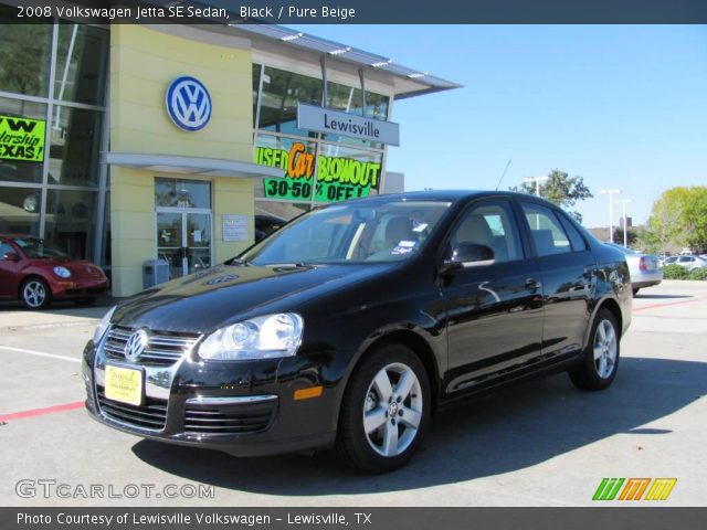 2008 Volkswagen Jetta SE Sedan in Black