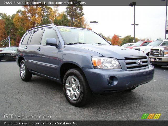 2005 Toyota Highlander I4 in Bluestone Metallic