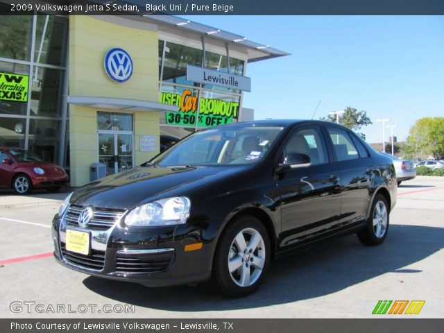 2009 Volkswagen Jetta S Sedan in Black Uni
