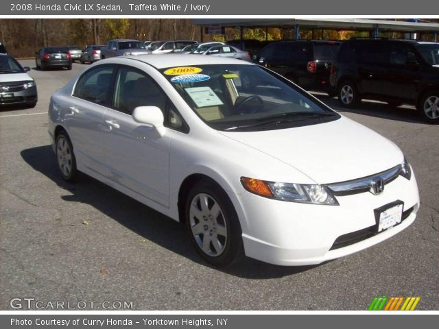 2008 Honda Civic LX Sedan in Taffeta White