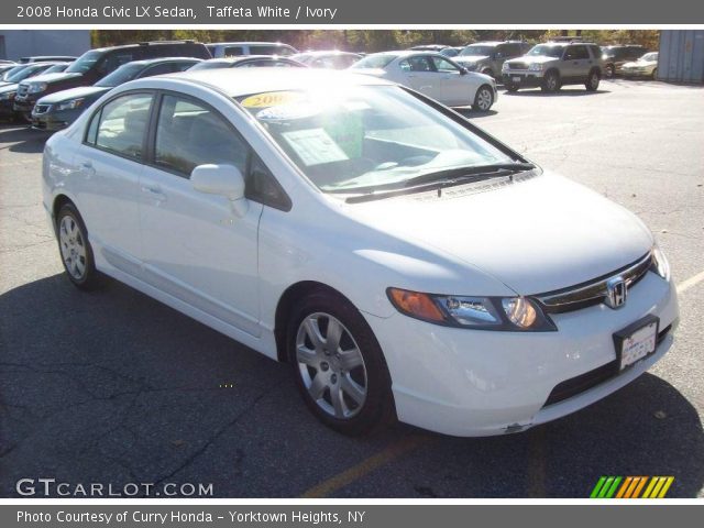 2008 Honda Civic LX Sedan in Taffeta White