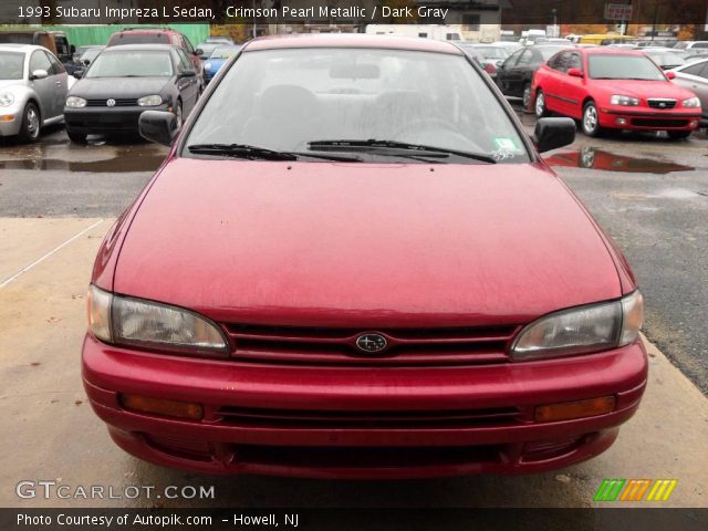 1993 Subaru Impreza L Sedan in Crimson Pearl Metallic