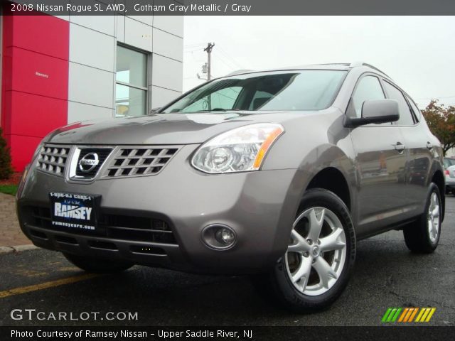 2008 Nissan Rogue SL AWD in Gotham Gray Metallic