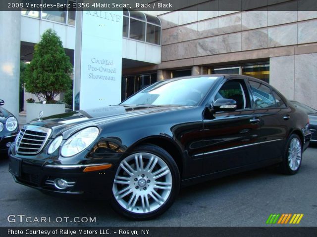 2008 Mercedes-Benz E 350 4Matic Sedan in Black