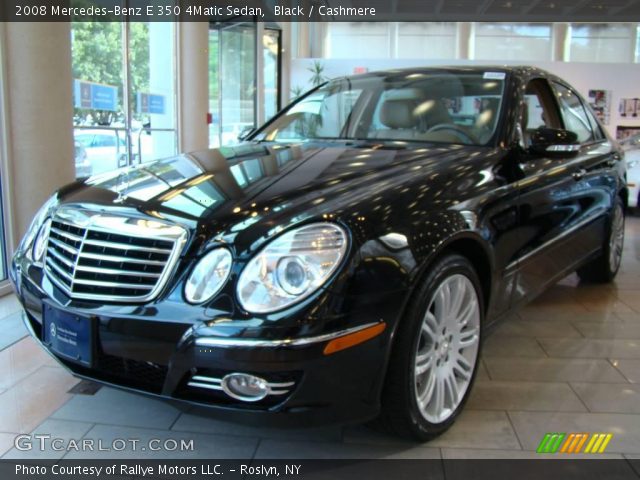 2008 Mercedes-Benz E 350 4Matic Sedan in Black