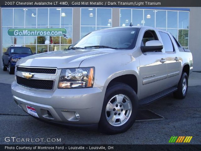 2007 Chevrolet Avalanche LT 4WD in Gold Mist Metallic