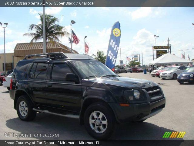 2003 Nissan Xterra XE V6 in Super Black