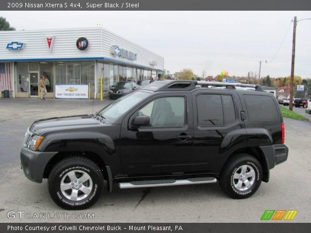 2009 Nissan Xterra S 4x4 in Super Black