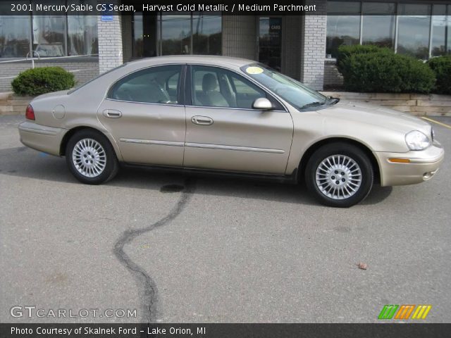 2001 Mercury Sable GS Sedan in Harvest Gold Metallic