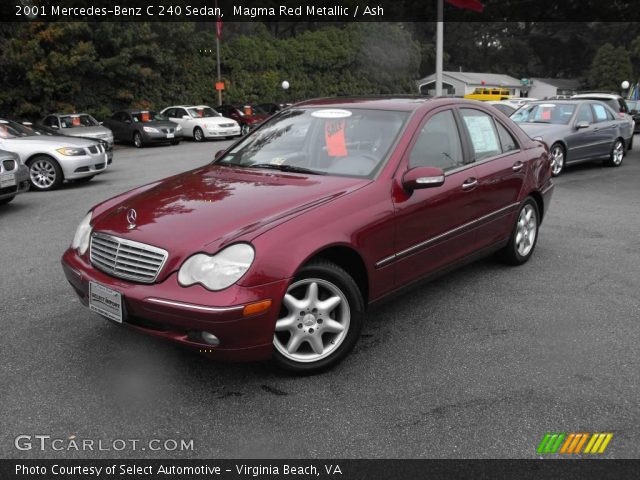 2001 Mercedes-Benz C 240 Sedan in Magma Red Metallic