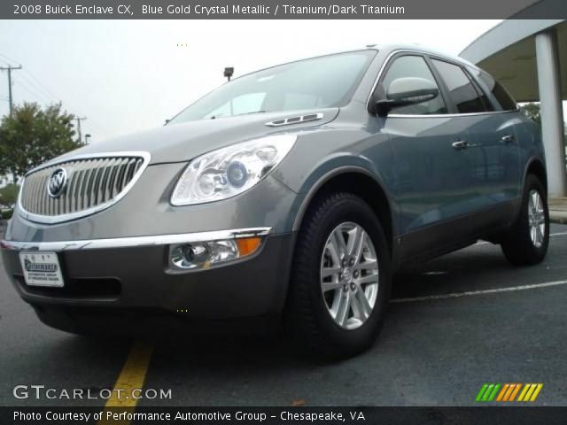 2008 Buick Enclave CX in Blue Gold Crystal Metallic