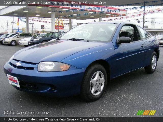 2003 Chevrolet Cavalier Coupe in Arrival Blue Metallic