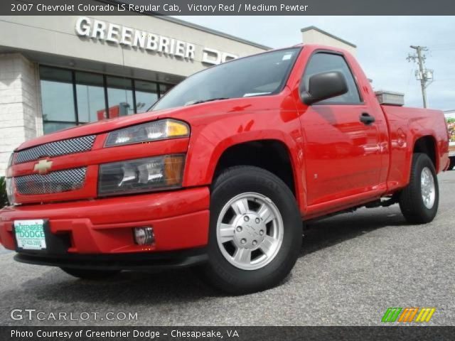 2007 Chevrolet Colorado LS Regular Cab in Victory Red
