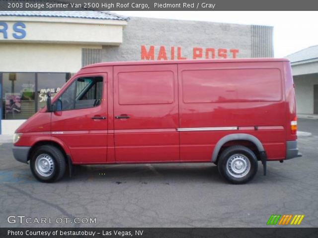 2003 Dodge Sprinter Van 2500 High Roof Cargo in Piedmont Red