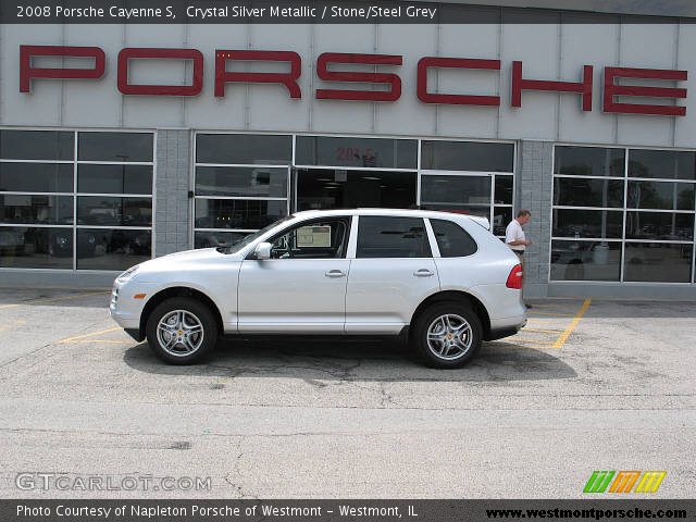 2008 Porsche Cayenne S in Crystal Silver Metallic