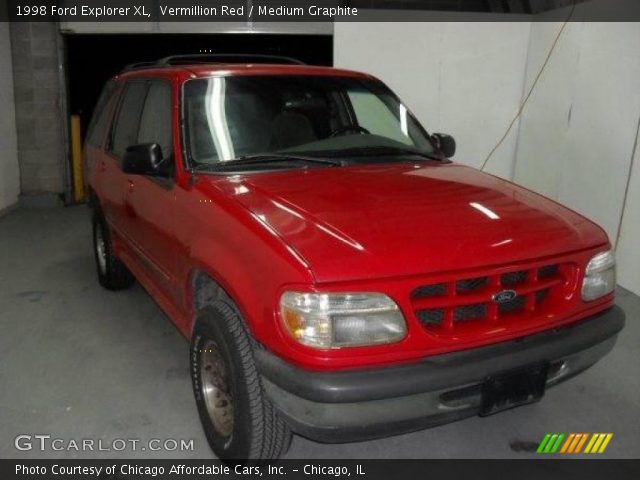 1998 Ford Explorer XL in Vermillion Red