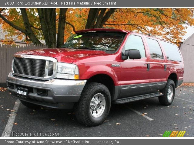 2003 Ford Excursion XLT 4x4 in Red Fire Metallic
