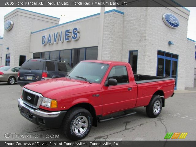 2005 Ford Ranger XLT Regular Cab in Torch Red