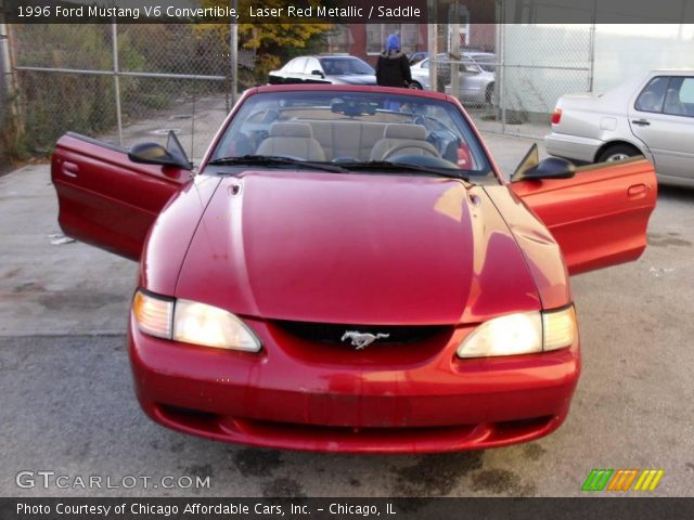 1996 Ford Mustang V6 Convertible in Laser Red Metallic