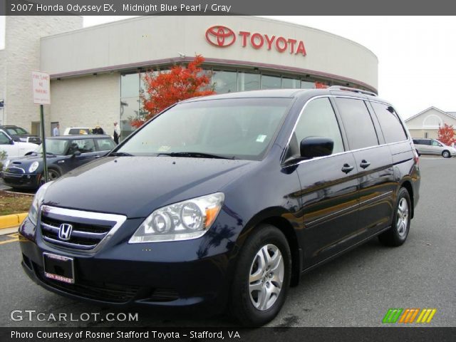 2007 Honda Odyssey EX in Midnight Blue Pearl